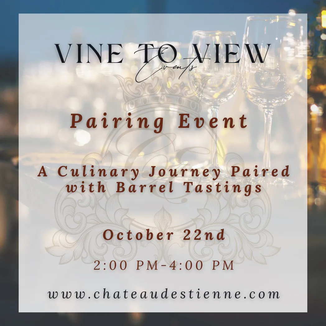 Vine to view Pairing event flyer